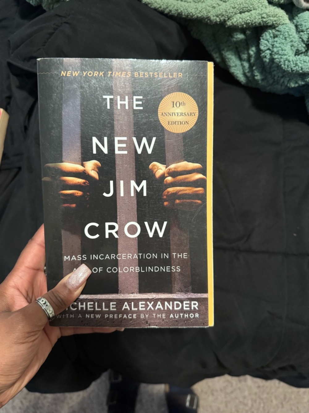 The New Jim Crow by Michelle Alexander — Black and Yellow Paperback